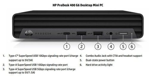 Desktop HP ProDesk 400 G7 SFF Intel i5 4GB 500GB Windows 11P - 61K14LA#AK4