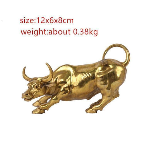 Escultura Golden Bull