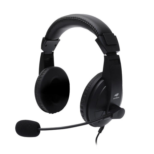 Headset C3 Tech Voicer Comfort com Fio e Microfone USB - PH-320BK