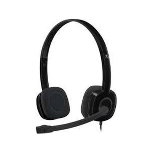 Headset Logitech H151 Preto estéreo analógico - 981-000587