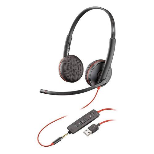 Headset Poly Blackwire C3225 Stereo USB-A c/ P2 209747-101 I