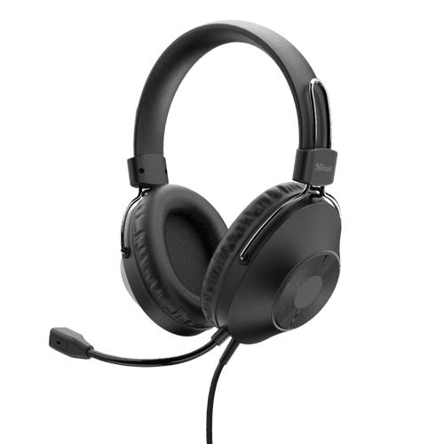 Headset Trust Over-ear USB PC 40mm Ozo 24132i