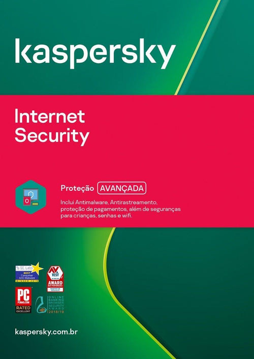 Internet Security Kaspersky 1 dev 1 year BR ESD KL1939KDAFS