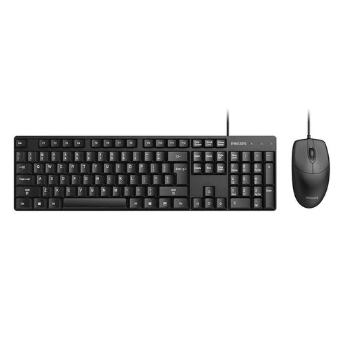 Kit Teclado e Mouse Philips Com Fio ABNT2 - SPT6254