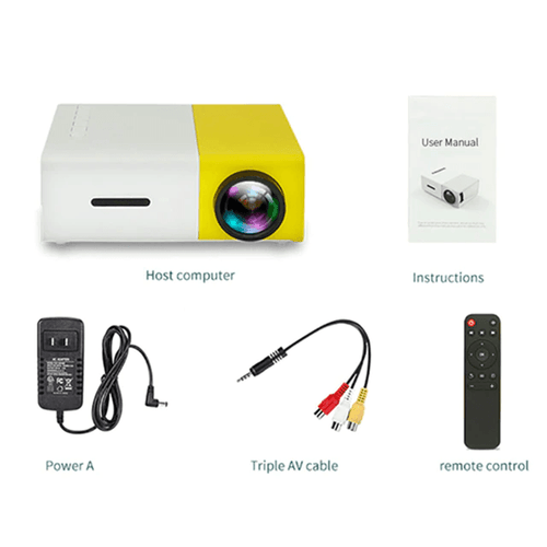 LitProjector® Mini Projetor Portátil LED HD