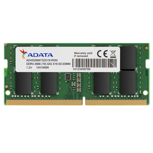 Memória Adata 4GB 2666MHz DDR4 para Notebook - AD4S26664G19SGNi