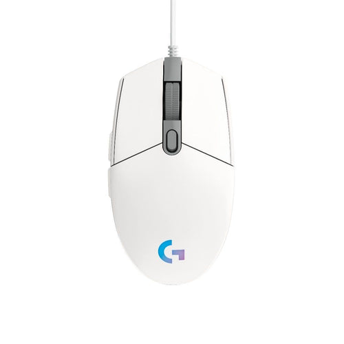 Mouse Gamer Logitech G203 Branco Lightsync USB 910-005794