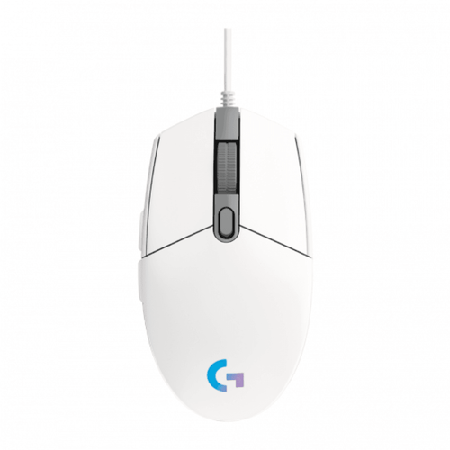 Mouse Gamer Logitech G203 Branco Lightsync USB 910-005794