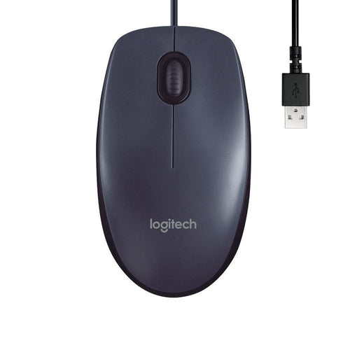 Mouse Logitech M100 Preto USB 910-001601-C