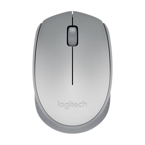 Mouse Logitech M170 Prata - Sem fio - 910-005334-V