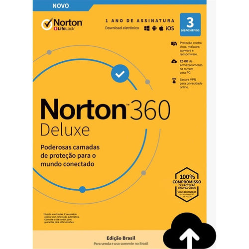 Norton Antivírus Norton 360 Deluxe 21411754 IS