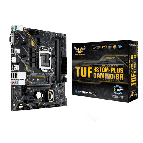 Placa Mãe Asus TUF H310M-PLUS 1151 8/9Ger - TUF H310M-PLUS G