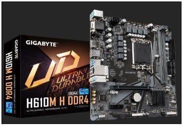 Placa Mãe Gigabyte H610m H DDR4 Geração 12 H610M H DDR4