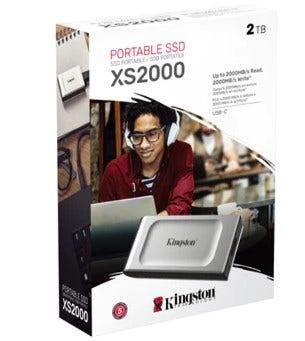 SSD Externo Kingston Portátil 2TB USB 3.2 - SXS20002000Gi