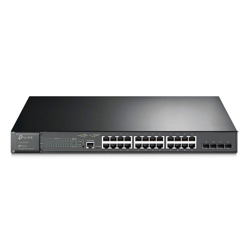 Switch TP-LINK Gigabit 24 Portas PoE+ e 4 SFP TL-SG3428MP -