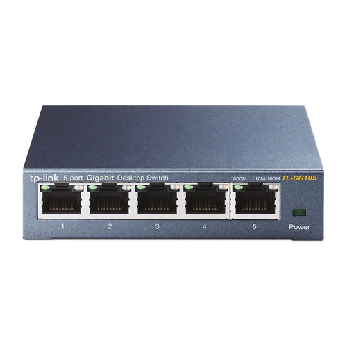 Switch TP-LINK Mesa 5 Portas 10/100/1000Mbps TL-SG105 - TL-S