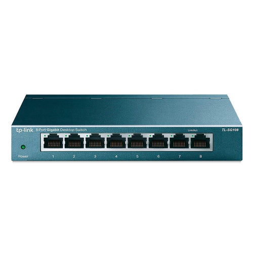 Switch TP-LINK Mesa 8 Portas Gigabit TL-SG108 - TL-SG108