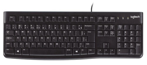 Teclado Logitech K120 Preto USB - 920-004423