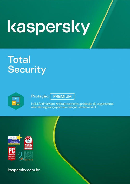 Total Security Kaspersky 1 device 1 year BR ESD KL1949KDAFS