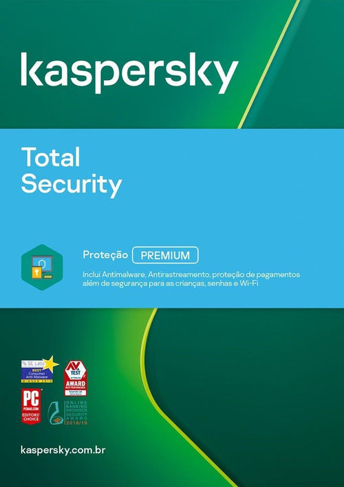 Total Security Kaspersky 10 dispositivos 1 ano BR ESD - KL1949KDKFS