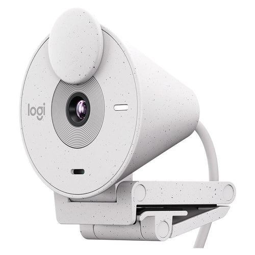 Webcam Logitech Brio 300 Branco Full HD - 960-001440-C