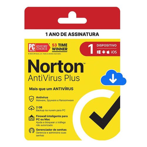 Antivirus Norton Plus 1 Dispositivo 12 meses ESD - 21430742