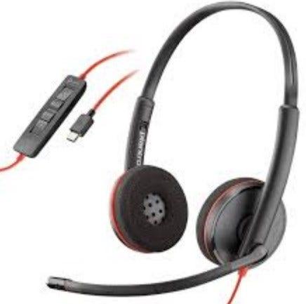Headset Poly Blackwire C3220 Stereo USB-A - 80S02A6