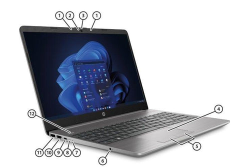 Notebook HP 250 G9 Intel i5-1235U 16GB 256GB SSD Windows 11 Pro - 86Y43LA#AK4