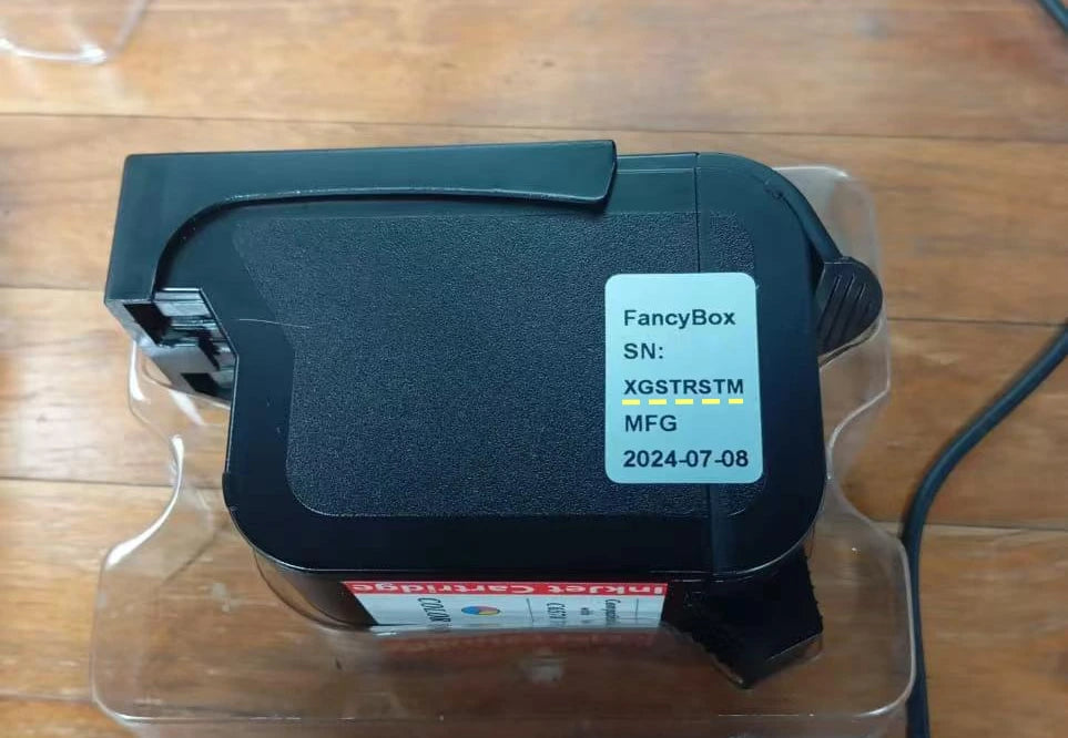 SN Code location on ink cartridge
