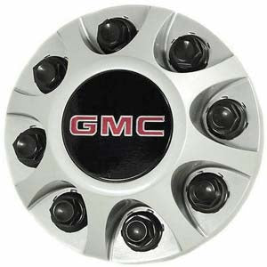 C3278S-GMC Sierra 3500 DRW Front Silver OEM Center Cap #9597331