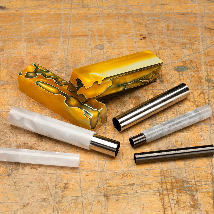 Brass tube set for Flat Top American™ Pen - double twist - Pen Kit Making  Supplies Berea HardWoods