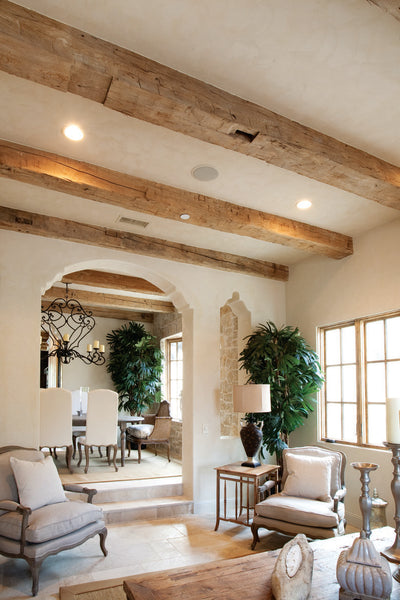 Choosing real wood ceiling beams will give you peace of mind for years that you made the right decision (Hand Hewn Reclaimed Barn Wood Ceiling Box Beams)