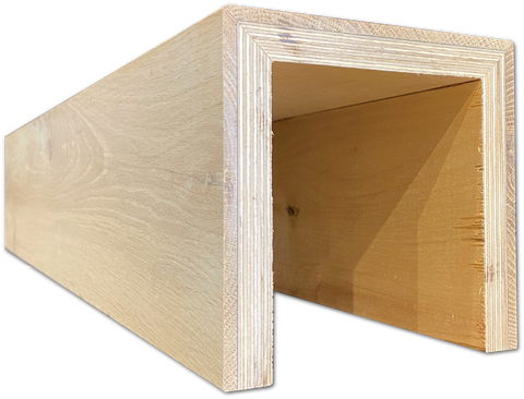 New Wood European White Oak Box Beam