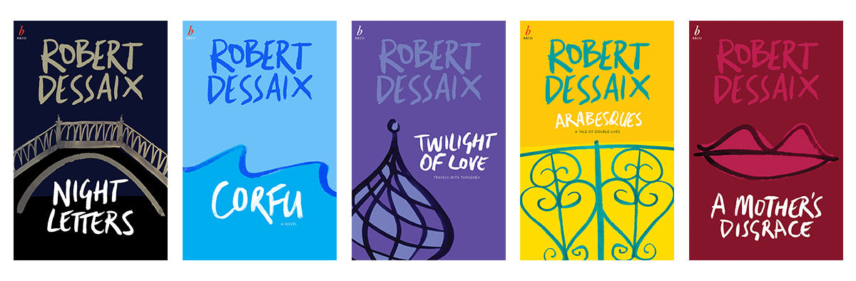 Row of 5 covers of Robert Dessaix's previously published titles