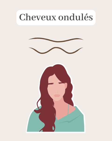 cheveux ondulés