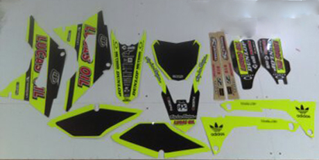 TLD Motocross Graphics Honda CR 125 1995-1997 dirt bike graphics