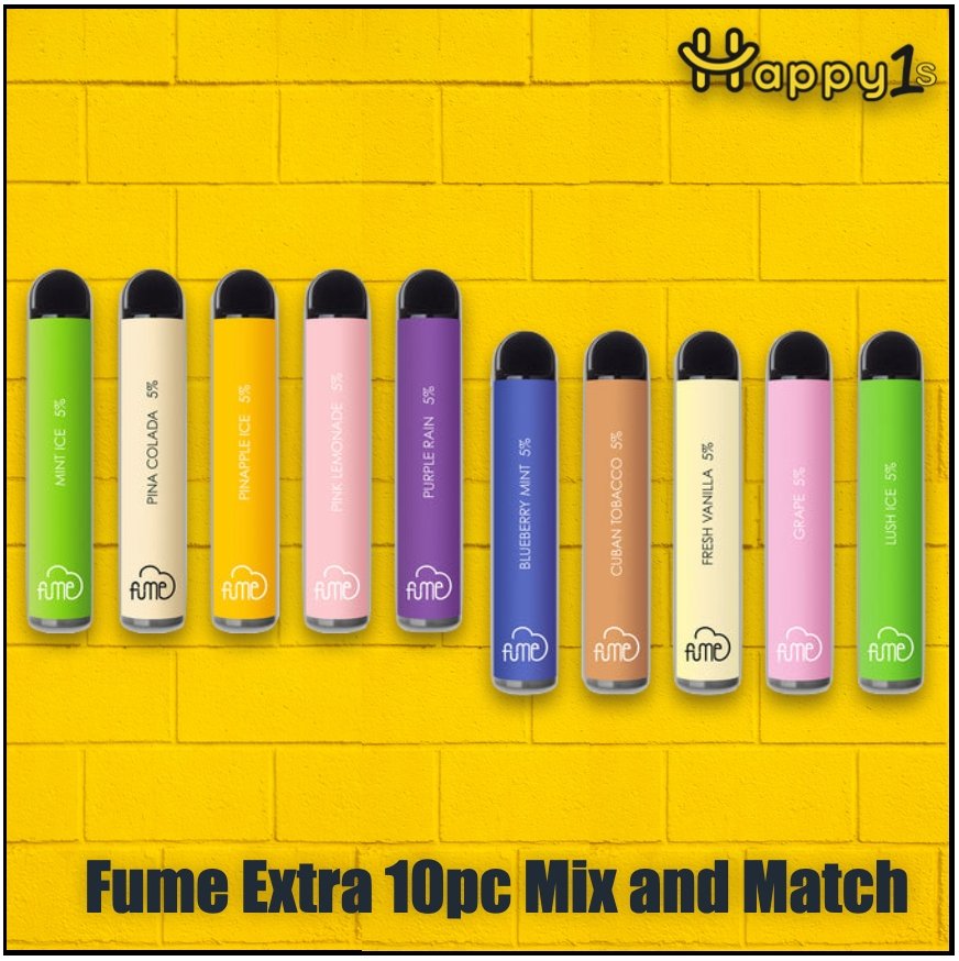 Fume Extra 10pc Mix and Match - Happy1s Vape