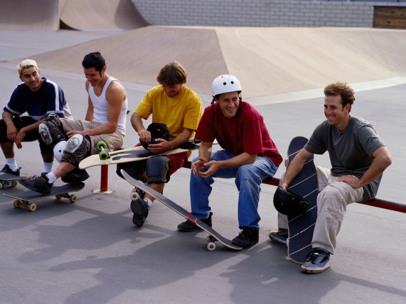 Skateboarders