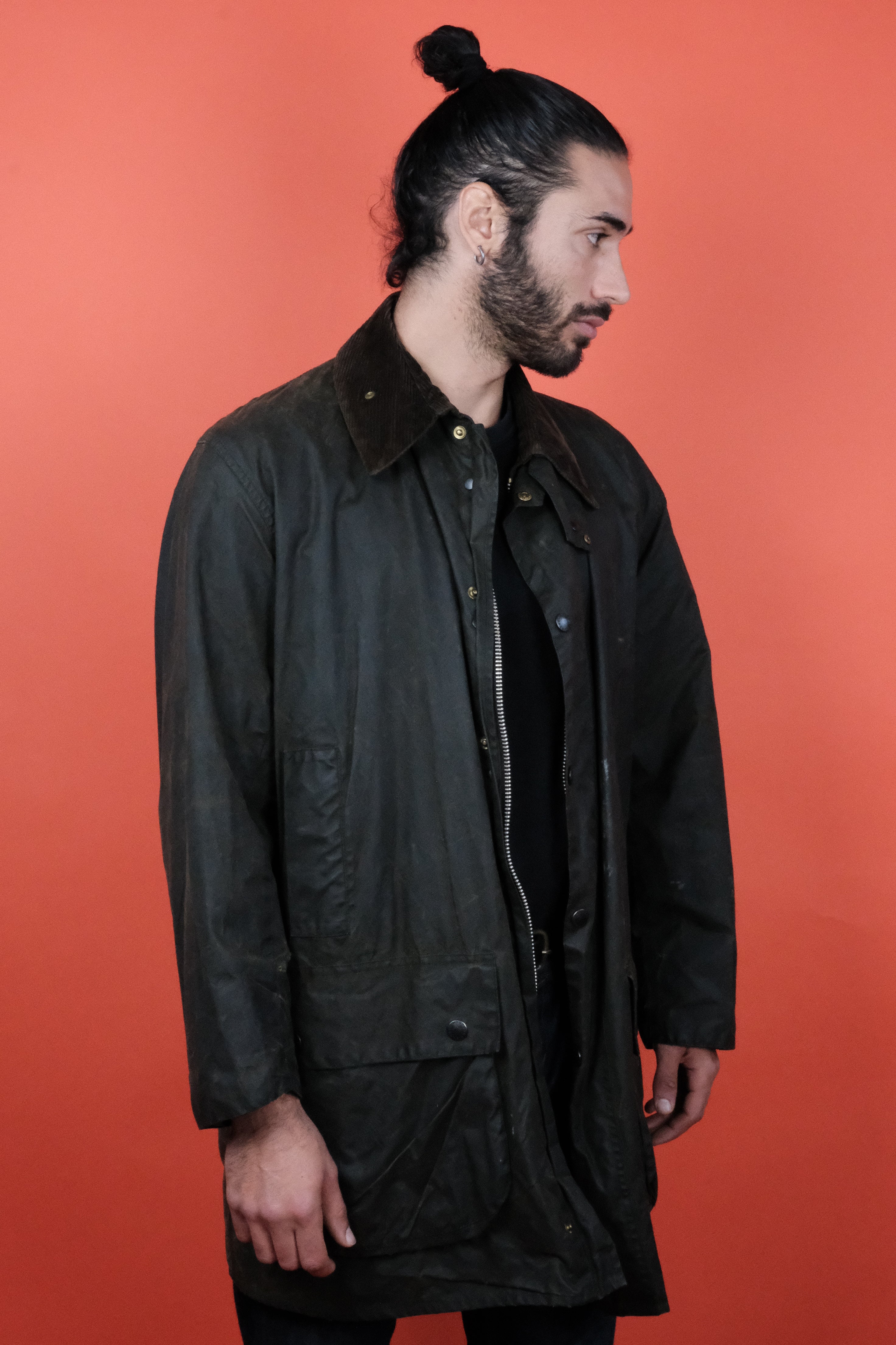 Barbour Border Jacket 'C44' Green ~ Vintage Store Clochard92.com