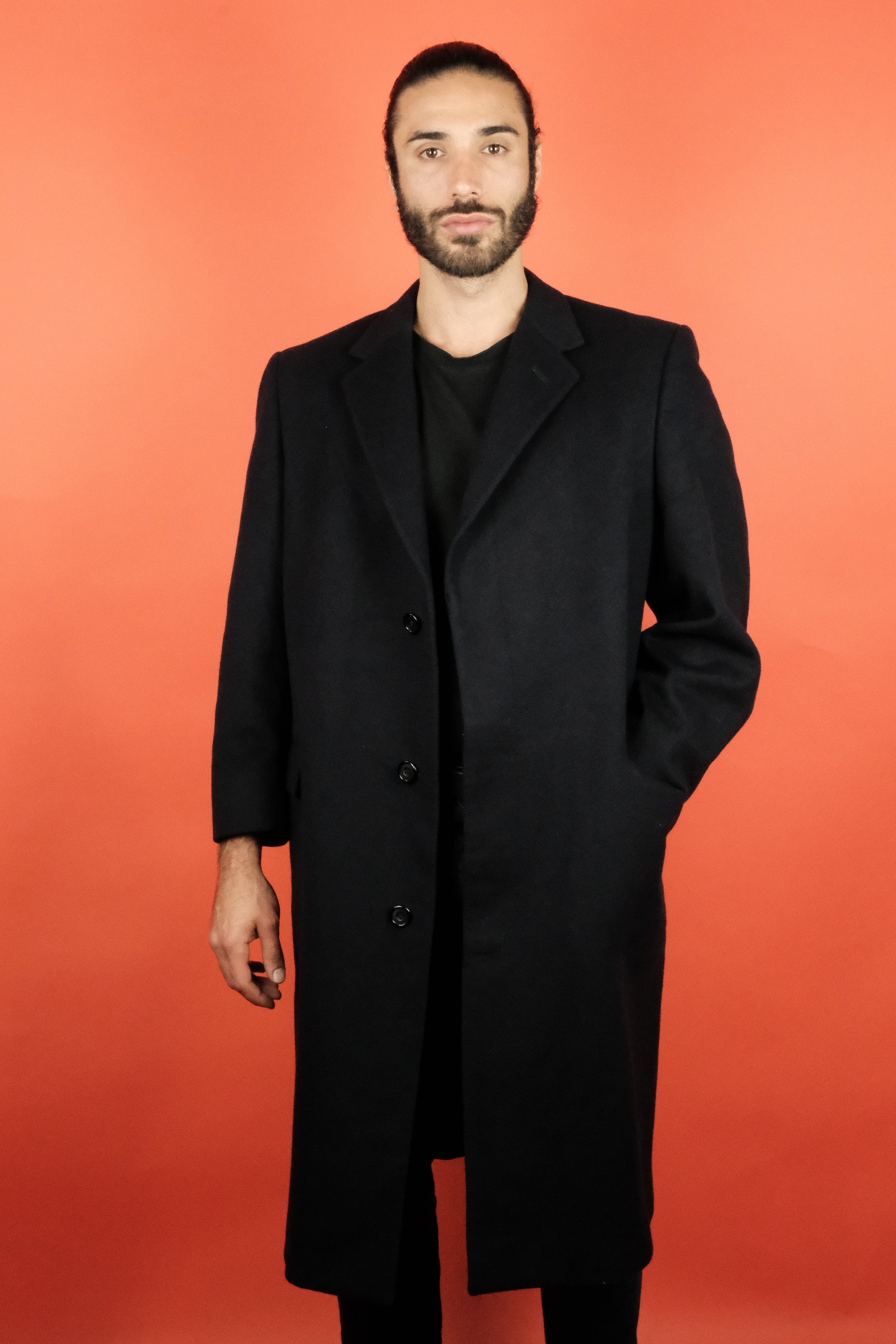 Aquascutum Wool & Cashmere Blend Coat 'M/42R'