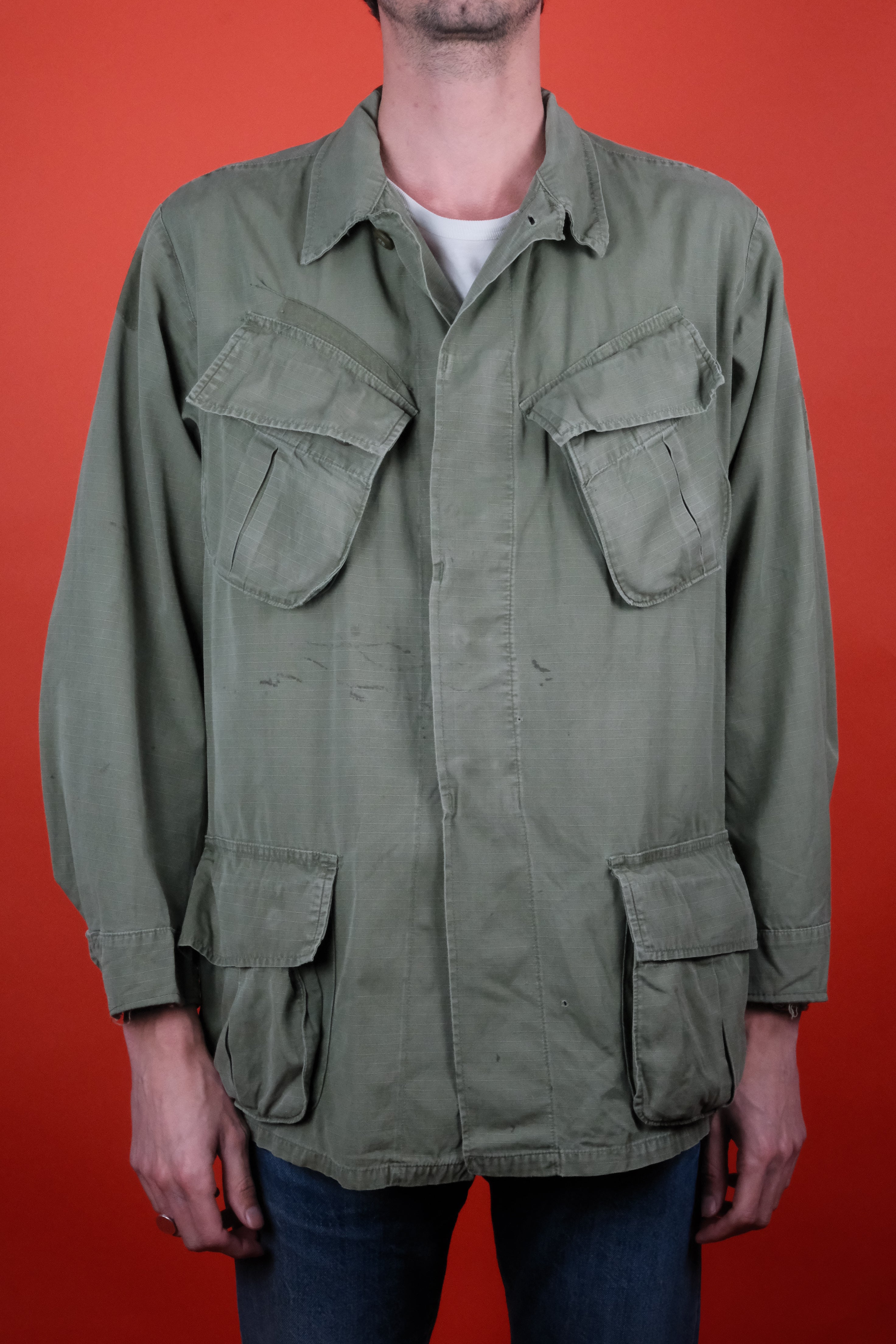 U.S. Army Faded Jungle Jacket Poplin 3-rd Pattern 'M Regular'