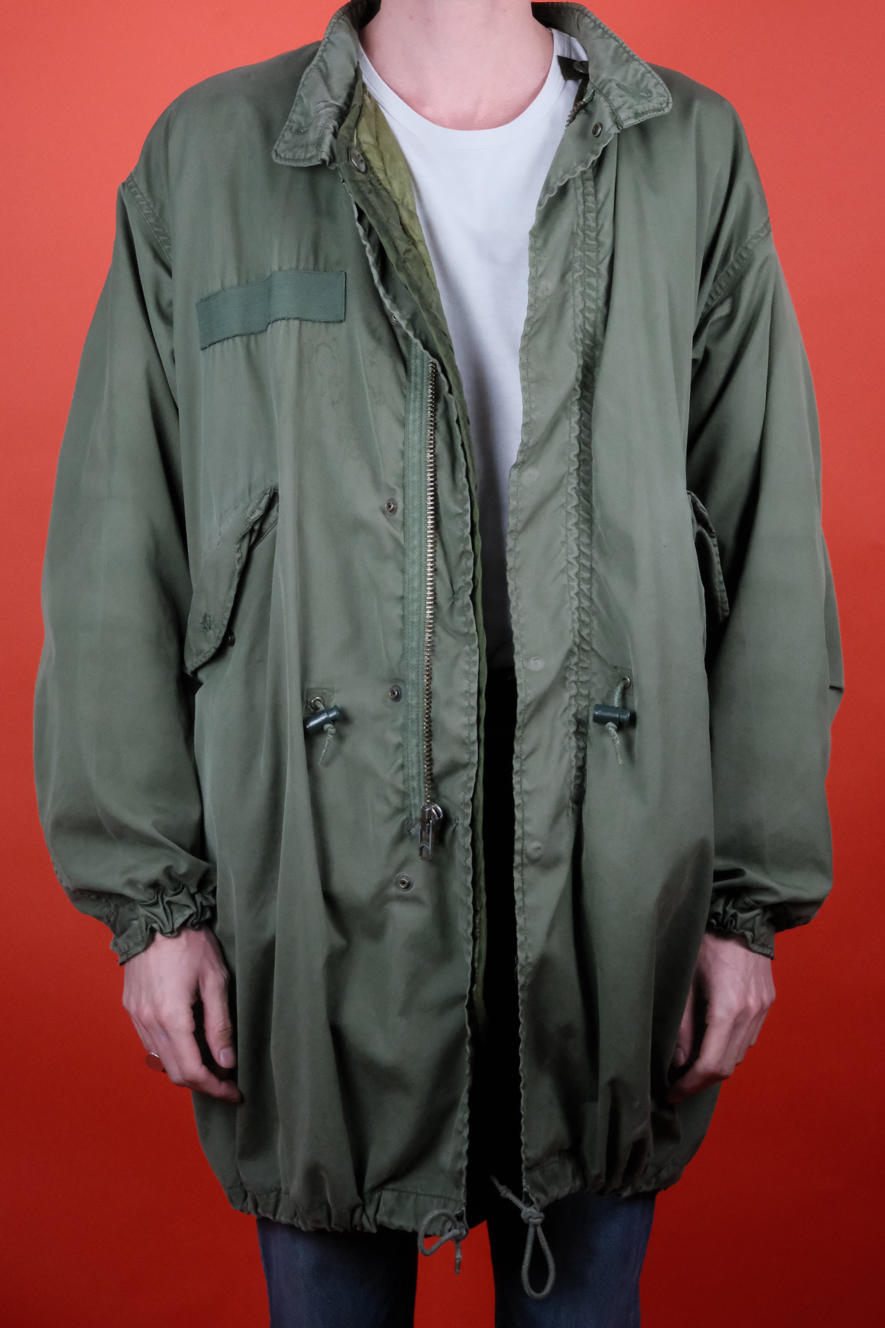 U.S. Army Parka Fishtail Extreme Cold Weather w/ Lining 'S Regular'