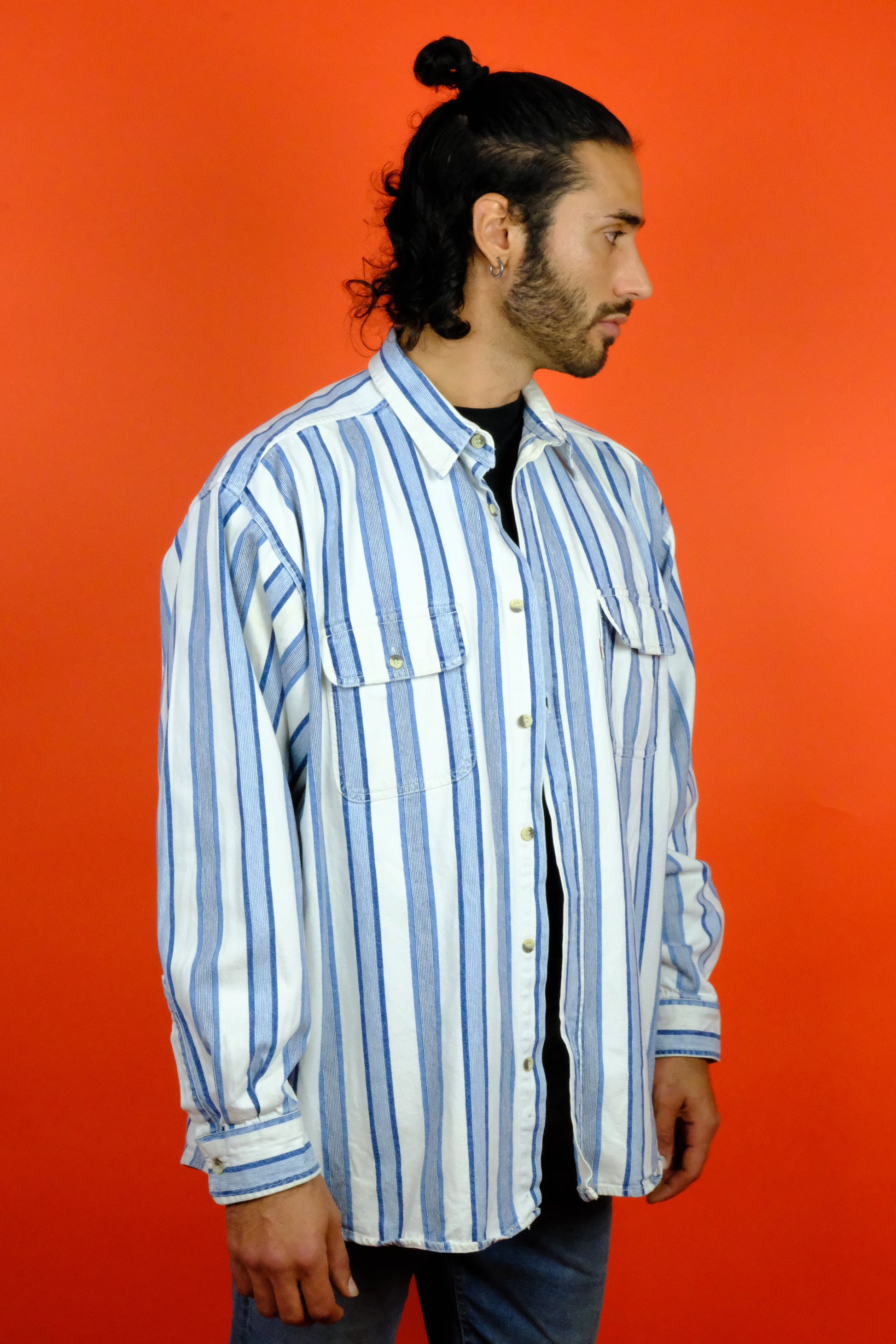 Levi's Striped Denim Shirts 'XL' ~ Vintage Store 