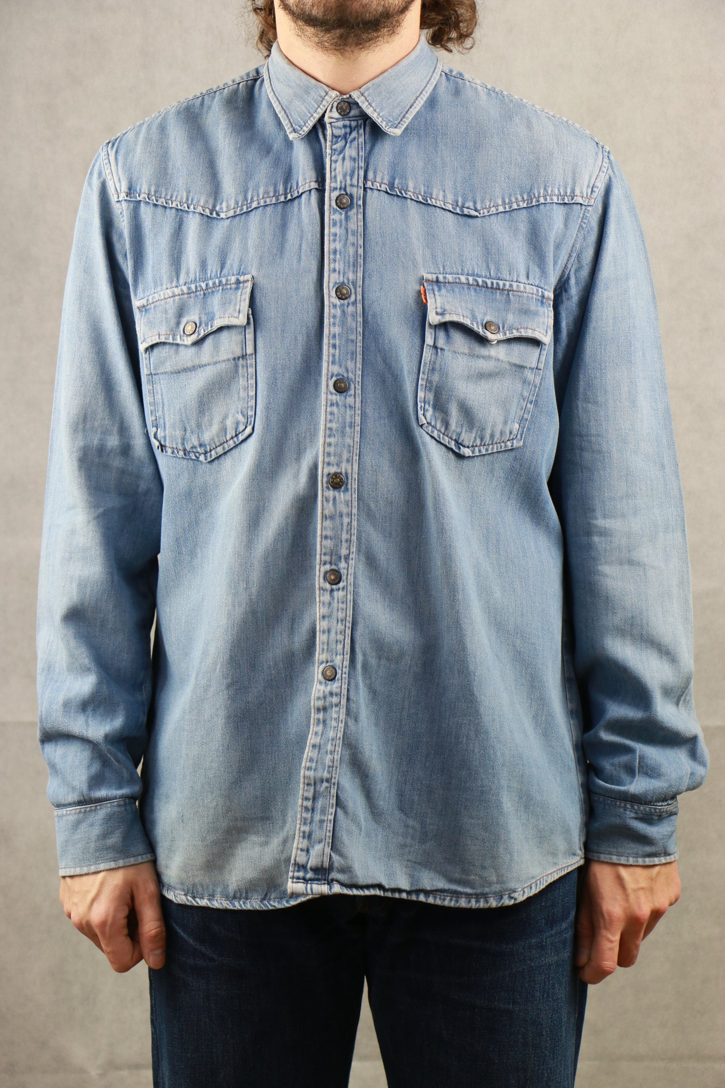 Levi's 'Orange Tab' Denim Shirt ~ Vintage Store 