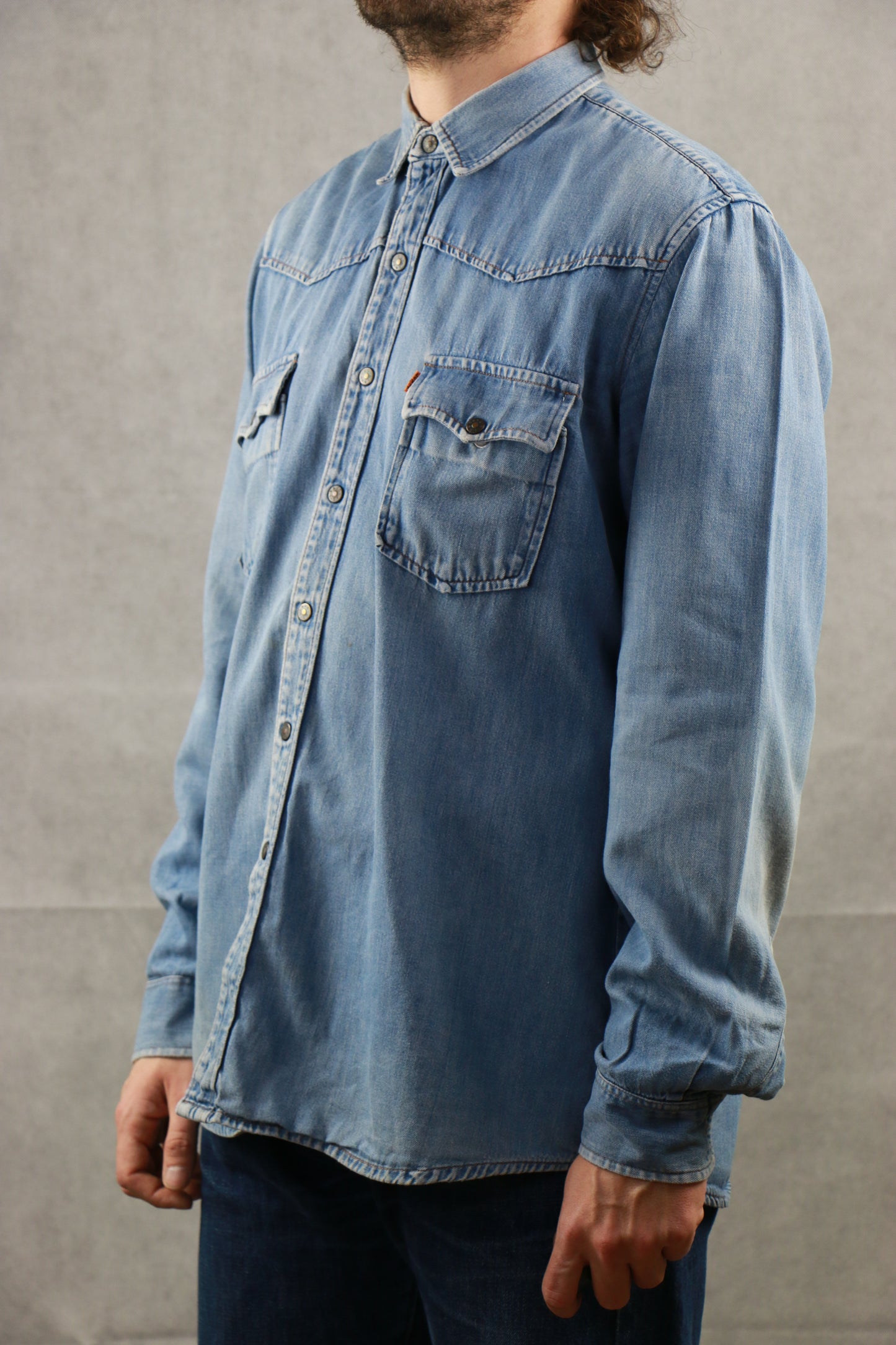 Levi's 'Orange Tab' Denim Shirt ~ Vintage Store 