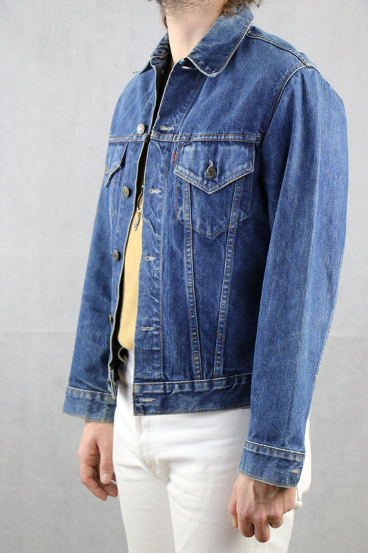 Travel Tag Denim Jacket - Ready-to-Wear 1ABIOR