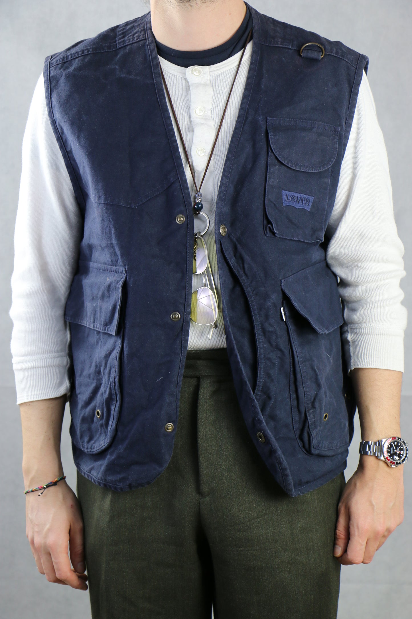 Levi's 'White Tab' Utility Vest ~ Vintage Store 