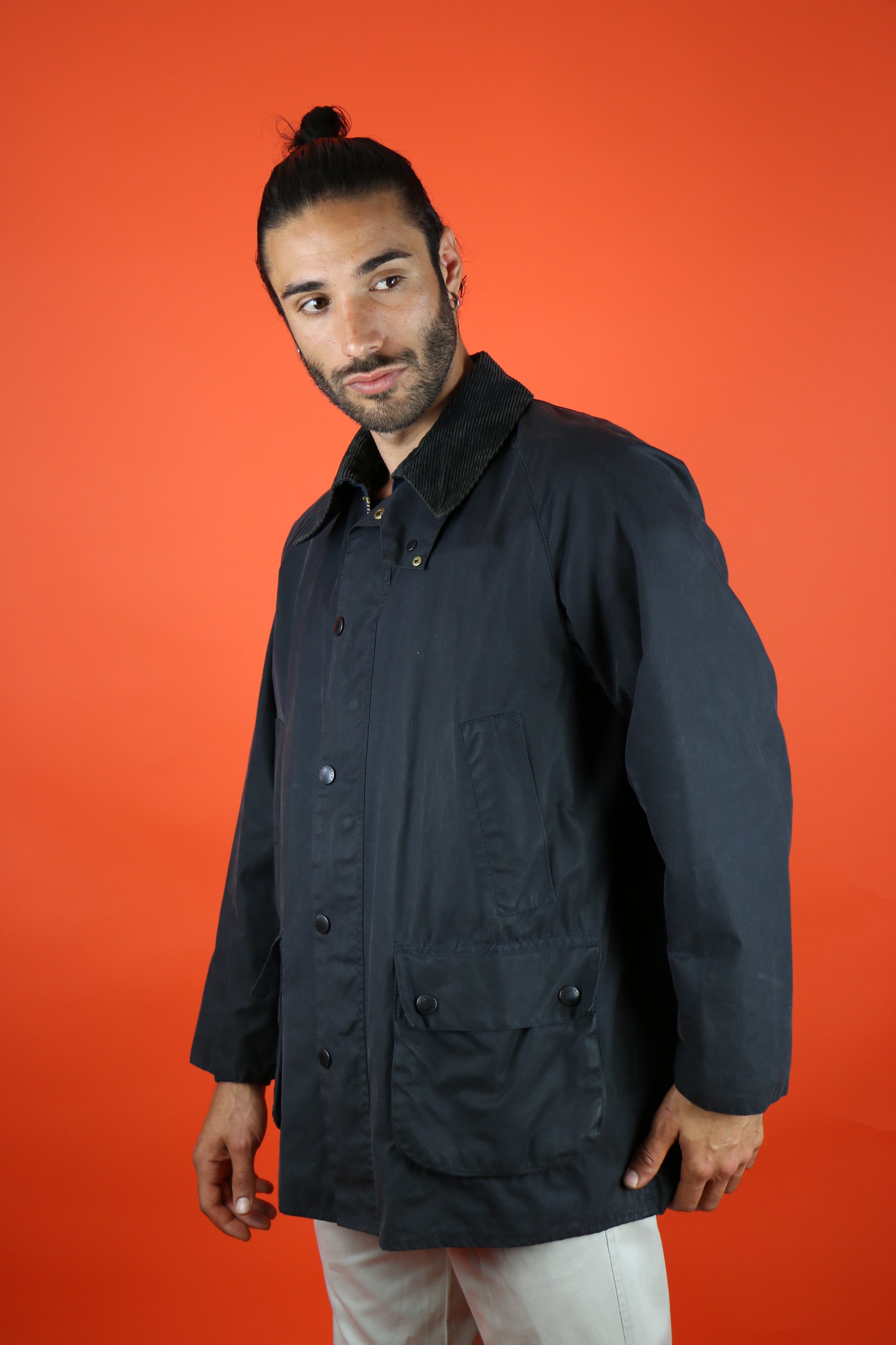 barbour bedale jacket blue