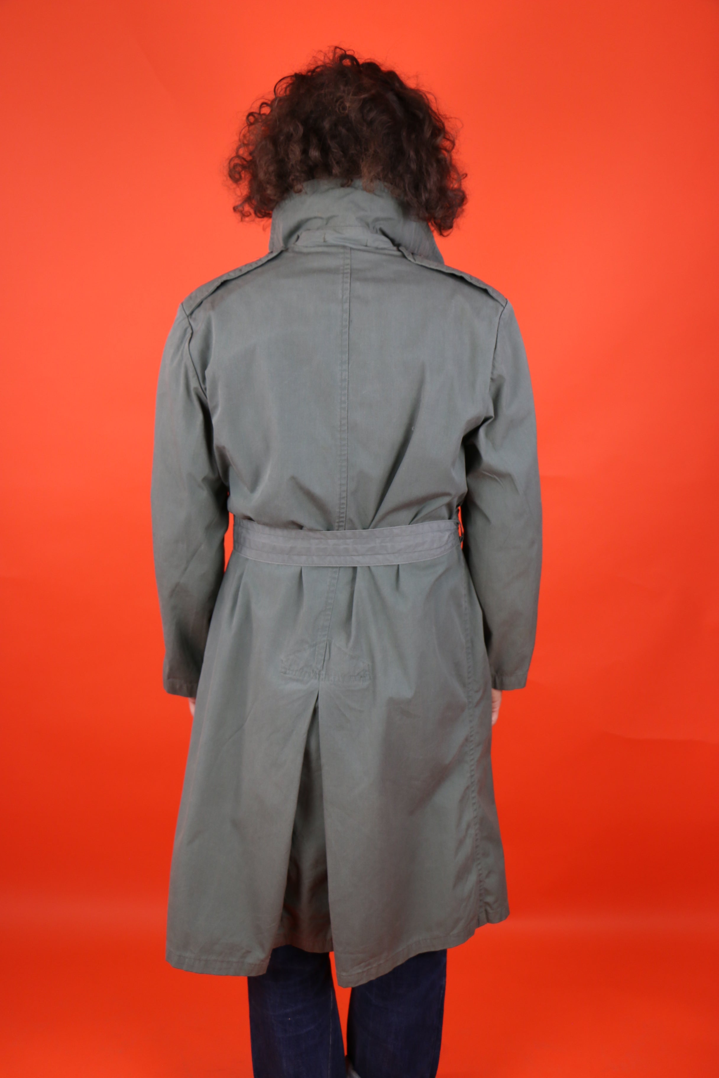 US Army Double Breasted Trench Coat 60s
