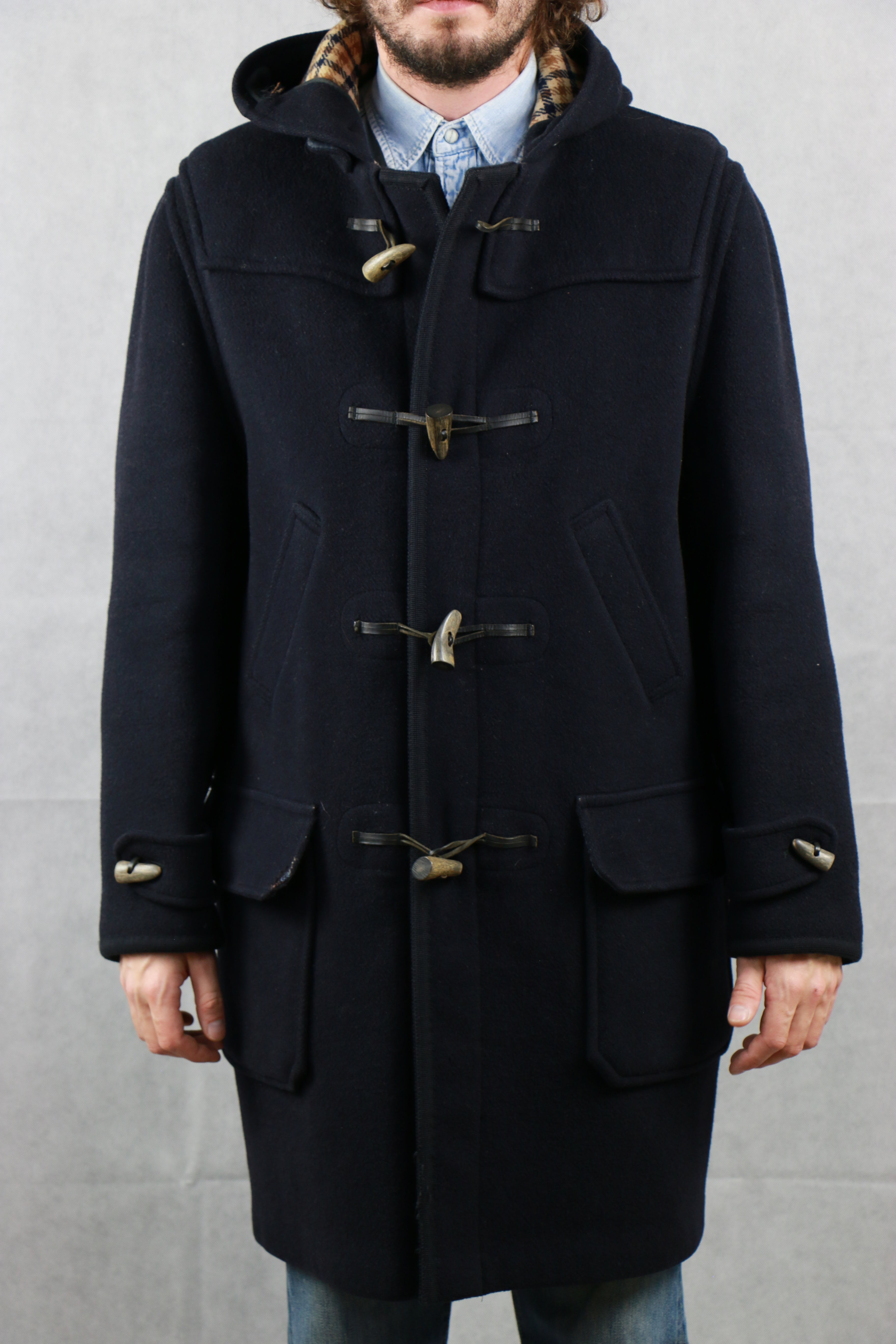 Aquascutum Montgomery Coat 'L/44' ~ Vintage Store Clochard92.com